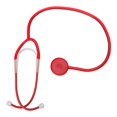 thumbnail image 1 of LOVEVER Kids Stethoscope Simulation Play Toy Real Working Nursing Stethoscope For Kids Role Play Red, 1 of 5