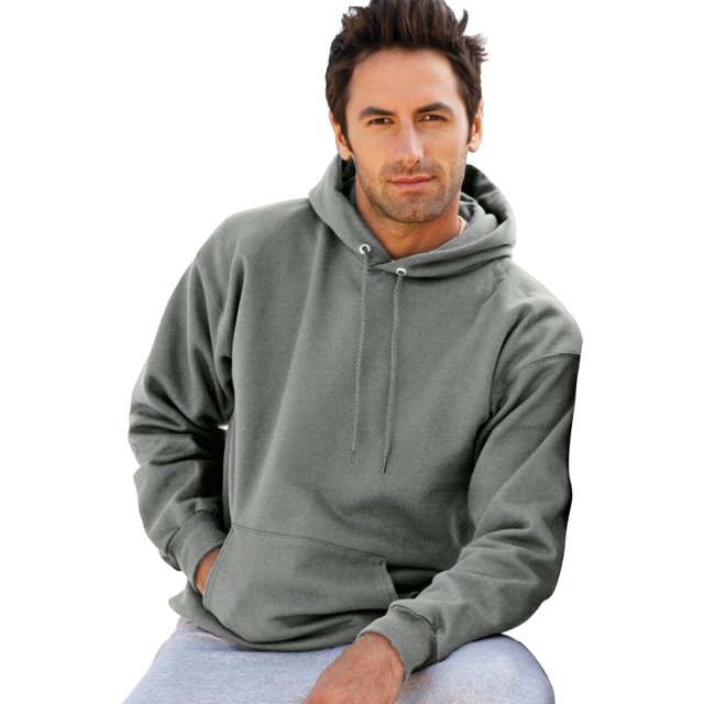 Hanes Chandail à Capuchon en Molleton pour Adulte en Coton Ultime, m, Charbon Chiné
