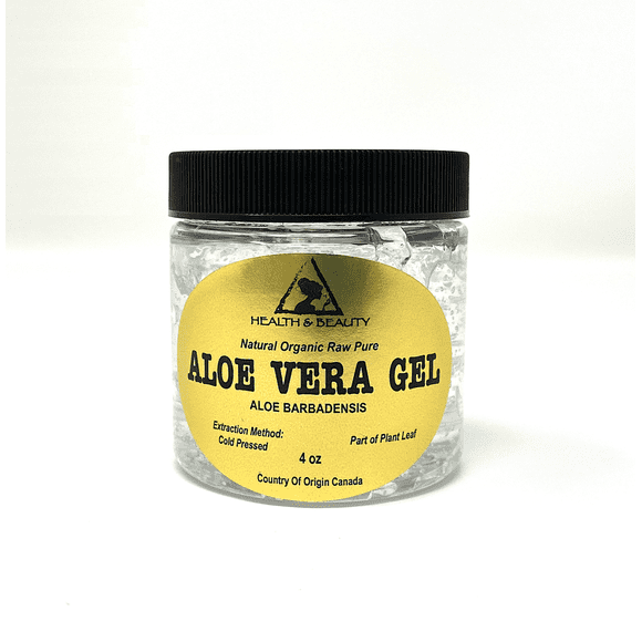 Aloe vera gel organic cold pressed natural moisturizer 4 oz