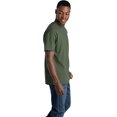 thumbnail image 2 of Fruit of the Loom T-Shirts en Coton Eversoft pour Hommes (Réguliers et Grands et Forts), Col Ras du Cou-Lot de 2-Vert Militaire, Grand, 2 of 7
