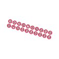 thumbnail image 1 of Maoww Golf Pole Marker Removable Sign Clip Durable for Golfer Gift Giveaways White Round Red, 1 of 5