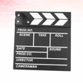 thumbnail image 1 of HINTRMENT 1Pcs Black Wood Clapperboard Film Production Recording Directors Tool, 1 of 8