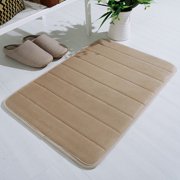 Teissuly New Memory Foam Bath Mat Rug, Ultra Soft and Non-Slip Bathroom Rugs, Water Absorbent and Machine Washable Bath Rug for Bathroom, Shower, and Tub