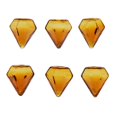 thumbnail image 2 of Esquirla 6 Pcs Clear Glass Bottle Charm Pendant DIY Craft Jewelry Making Brown, 2 of 7
