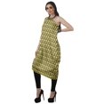 thumbnail image 4 of Moomaya Robe Kurti à une Épaule Imprimée pour Femme, Sans Manches, à Col Bénitier, Style Bohème, Tenue de Soirée de Designer, 4 of 7