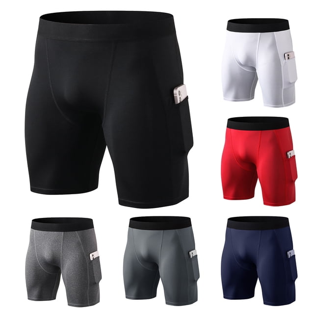 Men Compression Shorts Fitness Cycling Quick Drying Gym Workout Running Sports Underwear