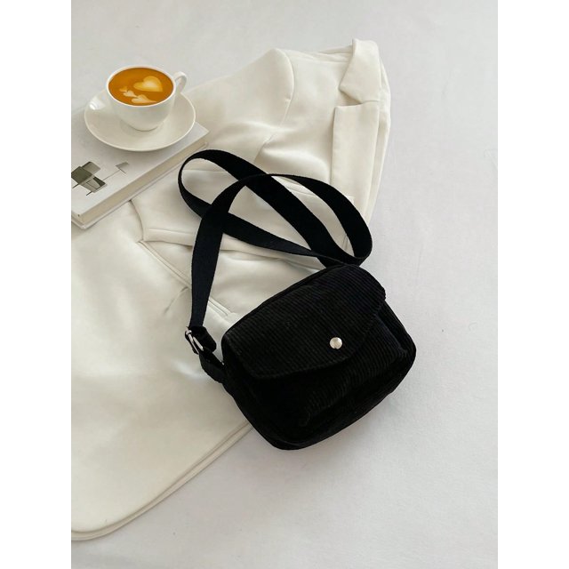 Mini Sac Carré à Rabat Minimaliste Sac d'École pour Filles Diplômées, Adolescentes, Étudiantes de Première Année, Élèves de Deuxième Cycle, Junior et Senior en Collège, Université et Lycée, Parfait pour l'Extérieur, les Voyages et la Rentrée Scolaire