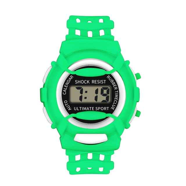 Children Girls Analog Digital Sport LED Electronic Waterproof Wrist Watch New