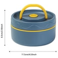thumbnail image 3 of TIELUTT Lunch Isolé Portable Étanche Thermique 304 Scurry Sacs de Rangement Réutilisables Sacs de Rangement Alimentaires Réutilisables Collation Silicone Contenants de Rangement pour Aliments Pics pour Aliments pour Enfants Réutilisables Polyvalents Réutilisables Ja, 3 of 4