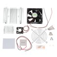 thumbnail image 1 of DIY Thermoelectric Peltier Refrigeration Cooling System Kit Semiconductor Cooler Conduction Module + Radiator + Cooling Fan + TEC1-12706, 1 of 7