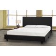 thumbnail image 1 of Queen Platform Bed & Mattress Set, Black, 1 of 7