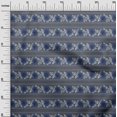 thumbnail image 2 of oneOone Georgette Viscose Fabric Leaves & Floral Block Print Fabric By Yard 42 Inch Wide, 2 of 4