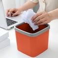 thumbnail image 3 of Kitchen Trash Can,Office Desk Accessories Mini Trash Can Miniature Plastic Trash Can Pressure Ring Countertop Trash Can for Bathroom Office Kitchen Desk Coffee Table Bathroom Trash Can, 3 of 6