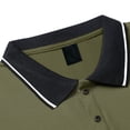 thumbnail image 3 of QIPOPIQ Men's Stretch Pique Polo Shirt Clearance, 3 of 7