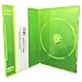 thumbnail image 3 of CheckOutStore (50) Premium Slimline Single 1-Disc DVD Cases 7mm (Clear Green), 3 of 4