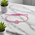 thumbnail image 4 of Advocate The Bracelet For Womens Health Ribbon Bracelet Breast Illness Awareness Day Pull-Out Hand Chain Holiday Gift, 4 of 6