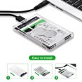 thumbnail image 2 of Mistaha USB 3.0 External Hard Drive Enclosure USB 3.0 Transparent Hard Disk Box USB 3.0, 2 of 8