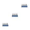 thumbnail image 4 of Baohd Sturdy And Durable Car Screw Bonnet Gaskets Made With Materials Easy To Install Car Modification Gasket Screws Blue screw 3Set, 4 of 6