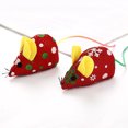 thumbnail image 4 of Christmas Cat Mice Toy Creative Lovely Plush Pet Interactive Toy Catnip Toy, 4 of 9
