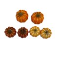 thumbnail image 2 of Way To Celebrate Mini Pumpkins à rayures orange, 2 of 6