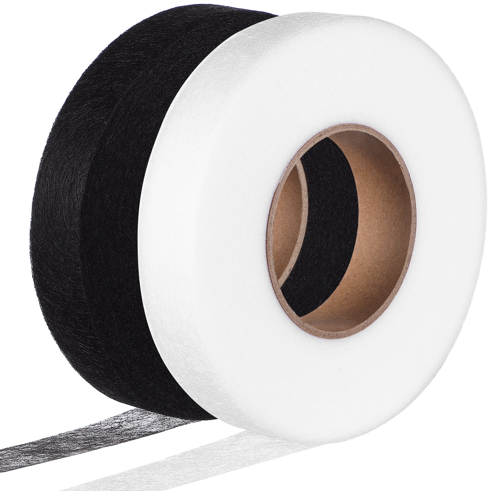 2 Rouleaux de Rubans Ruban à Repasser Ruban d'Ourlet Ruban de Fusion pour Tissu Ruban d'Ourlet pour Rideau Ruban pour Tissu Sans Couture