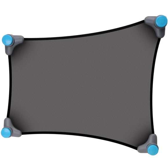 Munchkin Brica Stretch to Fit Car Window Sun Shade, Helps Block UVA/UVB Rays, Black