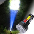 thumbnail image 2 of Qocolhg LED Flashlight, High Lumen Handheld Light, Waterproof, 1500ft Long Beam, Zoomable Flashlight for Home Outdoor Hiking Camping, Camping Essentials, 2 of 7