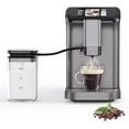 thumbnail image 1 of 20 Bar Espresso Machine With Built-In Grinder, Double Boiler System & LCD Touch Panel, Auto-Cleaning Quiet Coffee Maker for Office/Home Use, Beginner-Friendly Design, 1 of 7
