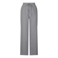 thumbnail image 4 of DPTALR Men's Casual Loose Solid Half Waist Pockets Long Pants, 4 of 9