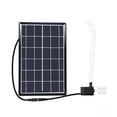 thumbnail image 1 of Solar Water Pump 12V Hydroponics Filter Aeration Fish Tank Rockery Water Pumping Submersible Pump Pond Fountain Outdoor ,Multi-Install Methods, 1 of 5
