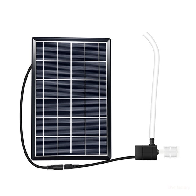 Solar Water Pump 12V Hydroponics Filter Aeration Fish Tank Rockery Water Pumping Submersible Pump Pond Fountain Outdoor ,Multi-Install Methods