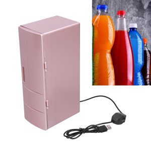 Portatif USB Réfrigérateur sans fluor Complètement silencieux à un bouton Mini Réfrigérateur avec système de réfrigération semi-conducteur pour voiture d'habitation