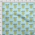 thumbnail image 3 of oneOone Polyester Lycra Fabric Bird & Tree Block Decor Fabric Printed BTY 56 Inch Wide, 3 of 4