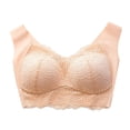 thumbnail image 1 of Clearance Sale 2025 Intimates Women's Plus Size Unadjustable Sports Extra-Elastic Breathable Lace Trim Bra, 1 of 4