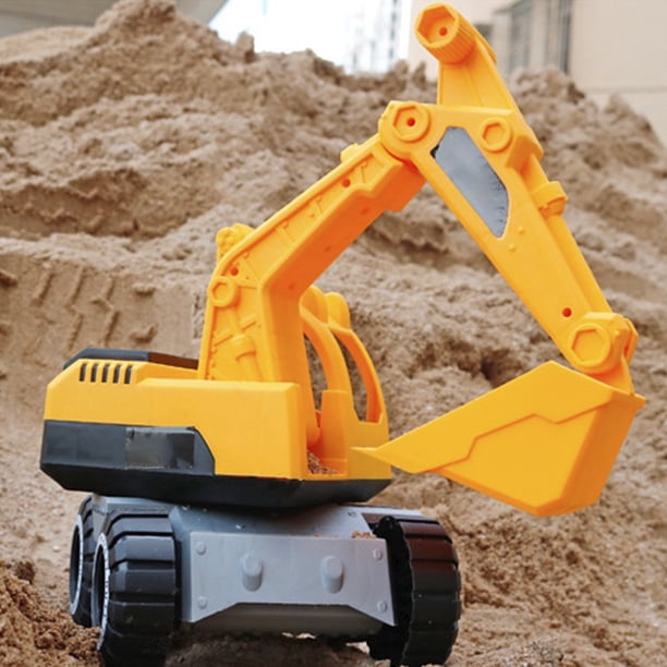 Générique Jouet Pelleteuse Enfant - Mini Équipage De Véhicules De Construction Lot De 3, Camions De Chantier avec Benne Bulldozer Propulsés | Camion Jouet Enfant Pelleteuse Véhicule, Véhicules