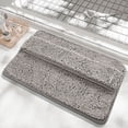 thumbnail image 2 of Bath Mats for Bathroom,Thick Soft Non Slip Full Wrap Bath Mat - Water Absorbent Washable Bathroom Rug for Shower and Floor, 2 of 9