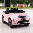 thumbnail image 4 of Gymax 12V Kids Ride On Car Licensed Land Rover Electric Vehicle w/ Remote Control Pink, 4 of 10