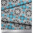 thumbnail image 3 of Soimoi Poly Georgette Fabric Mandala Kaleidoscope Decor Fabric Printed Yard 42 Inch Wide, 3 of 3