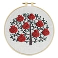 thumbnail image 1 of Amdohai Embroidery Kit for Beginners Cross Stitch Kits Include European Embroidery Special Clothe with Floral, 1 of 8