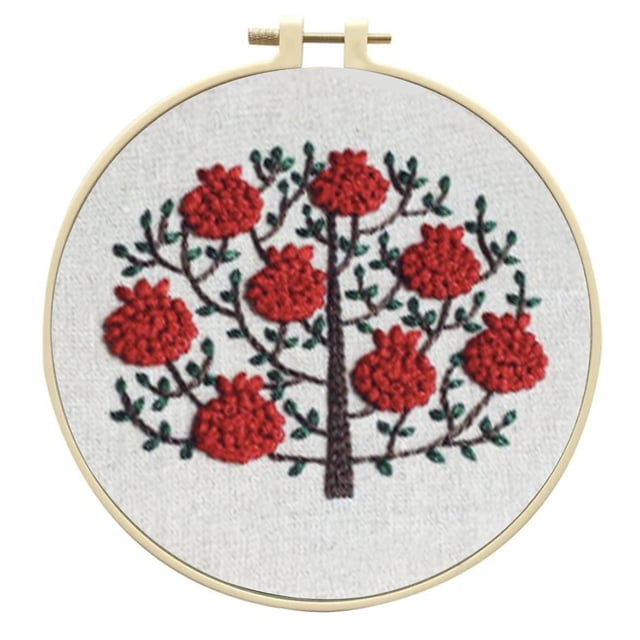 Amdohai Embroidery Kit for Beginners Cross Stitch Kits Include European Embroidery Special Clothe with Floral