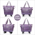 thumbnail image 3 of Grand Sac de Sport, Sac de Sport de Voyage Sac de Voyage à Roue Universelle, Grand Sac de Voyage Pliable Imperméable Sac à Main Sac à Main Sac de Sport de Voyage Sac de Voyage Multifonction pour Dames, 3 of 3