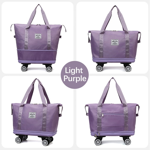 Dvkptbk Storage Universal Wheel Travel Bag, Large Capacity Folding Water-Proof Travel Bag Handbag Handbag Travel Duffel Bag Ladies Multi-Function Travel Bag Home Essentials