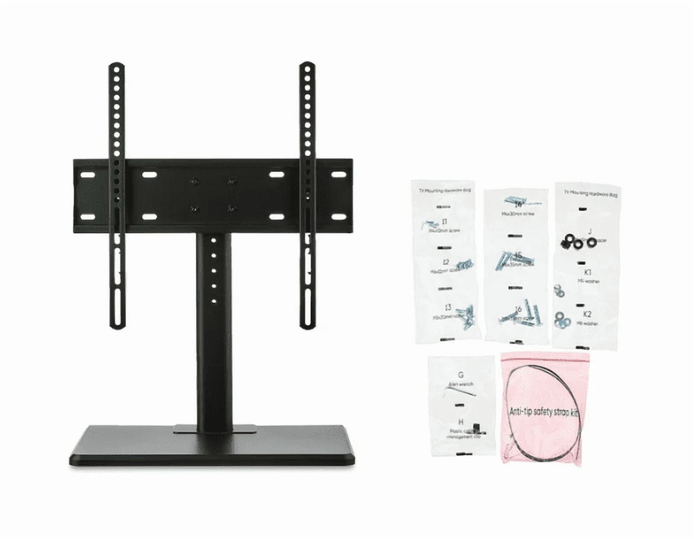 Base pivotante pour télévision blackweb pour télévisions de 81,3 cm (32 po) à 165,1 cm (65 po) (Noir)