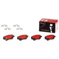 thumbnail image 1 of Brembo Brake Pad P30047N NAO; FMSI Number D1313-8428; Ceramic; Set Of 4; With Hardware, 1 of 1