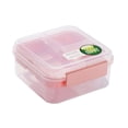 thumbnail image 2 of Yhmxh Lunch Box for Kids Kitchen Gadgets Portable Double Layer Lunch Box Divided Into Compartments Bento Box Picnic Salad Box Portable Office Lunch Box Student Lunch Box Lunch Containers, 2 of 5