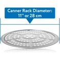 thumbnail image 2 of 2-Pack 11-Inch Pressure Cooker Canner Rack / Canning Rack for Pressure Canner - Stainless Steel, 2 of 4