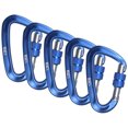 thumbnail image 1 of Étui Mousqueton avec Verrou à Vis et Porte, Mousqueton Robuste 12 Kn pour Hamac, Camping, Randonnée, Backpacking, 1 of 8