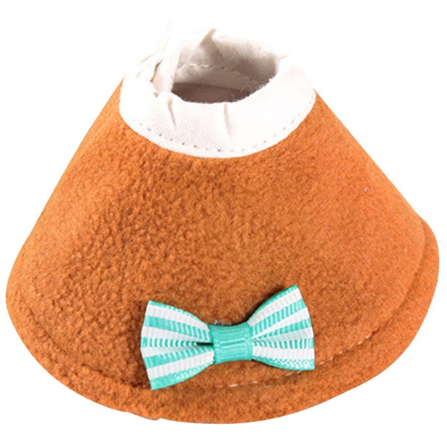 Bird Recovery Collar Adjustable - Bowknot Parrot Neck Cone Bird Plucking Collar