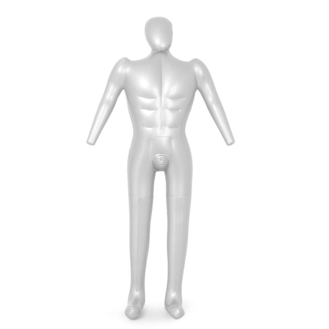 Mannequin Gonflable Corps Entier Homme Torse Factice Vêtements Modèle Présentoir