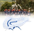 thumbnail image 1 of Têtes de Lacrosse, Accessoires de Lacrosse de Remplacement pour Entraînement Compétition Têtes en Nylon Enfilées Résistantes à l'Usure, 1 of 7